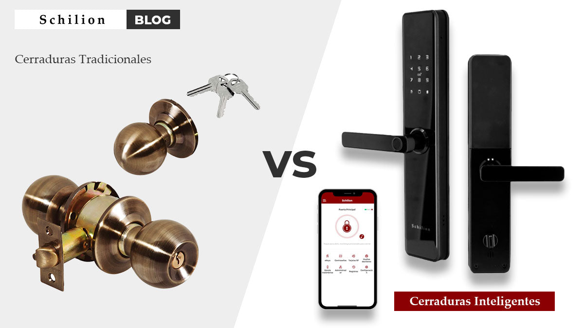 Comparación Cerradura Convencional vs. Cerradura Inteligente