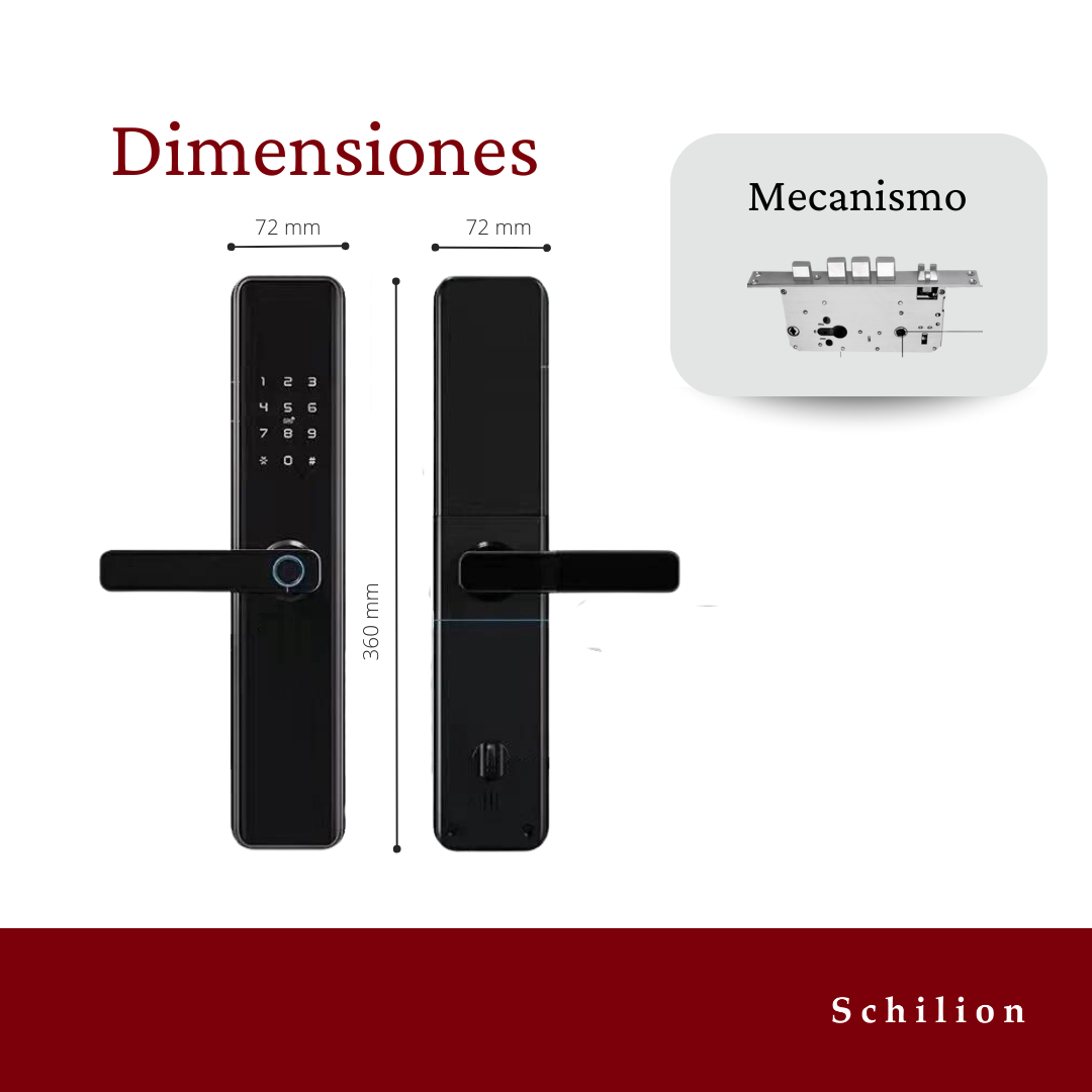 Cerradura Electrónica Inteligente Alta Seguridad Smart Lock