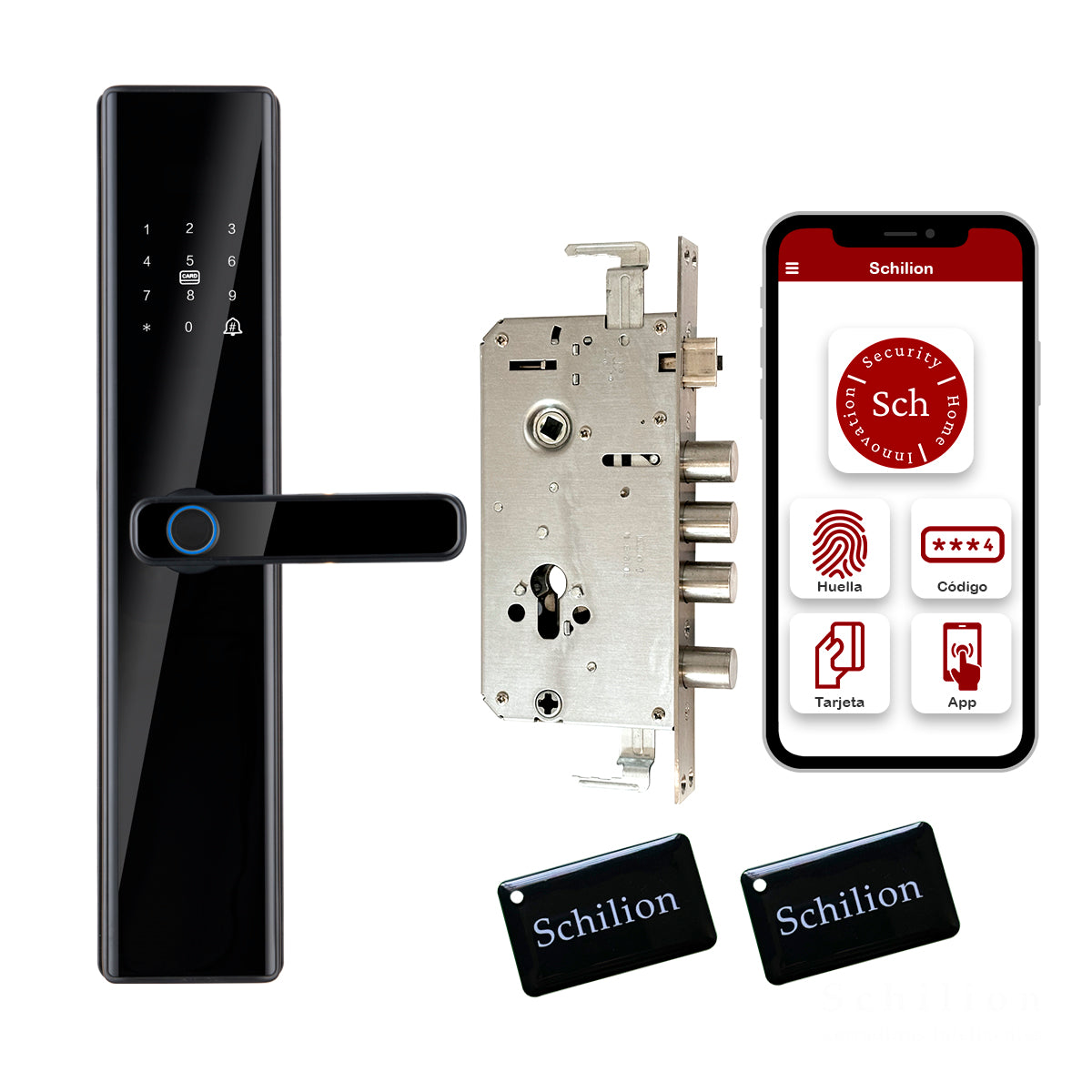 Puertas de Seguridad - Cerradura Electrónica Inteligente Alta Seguridad