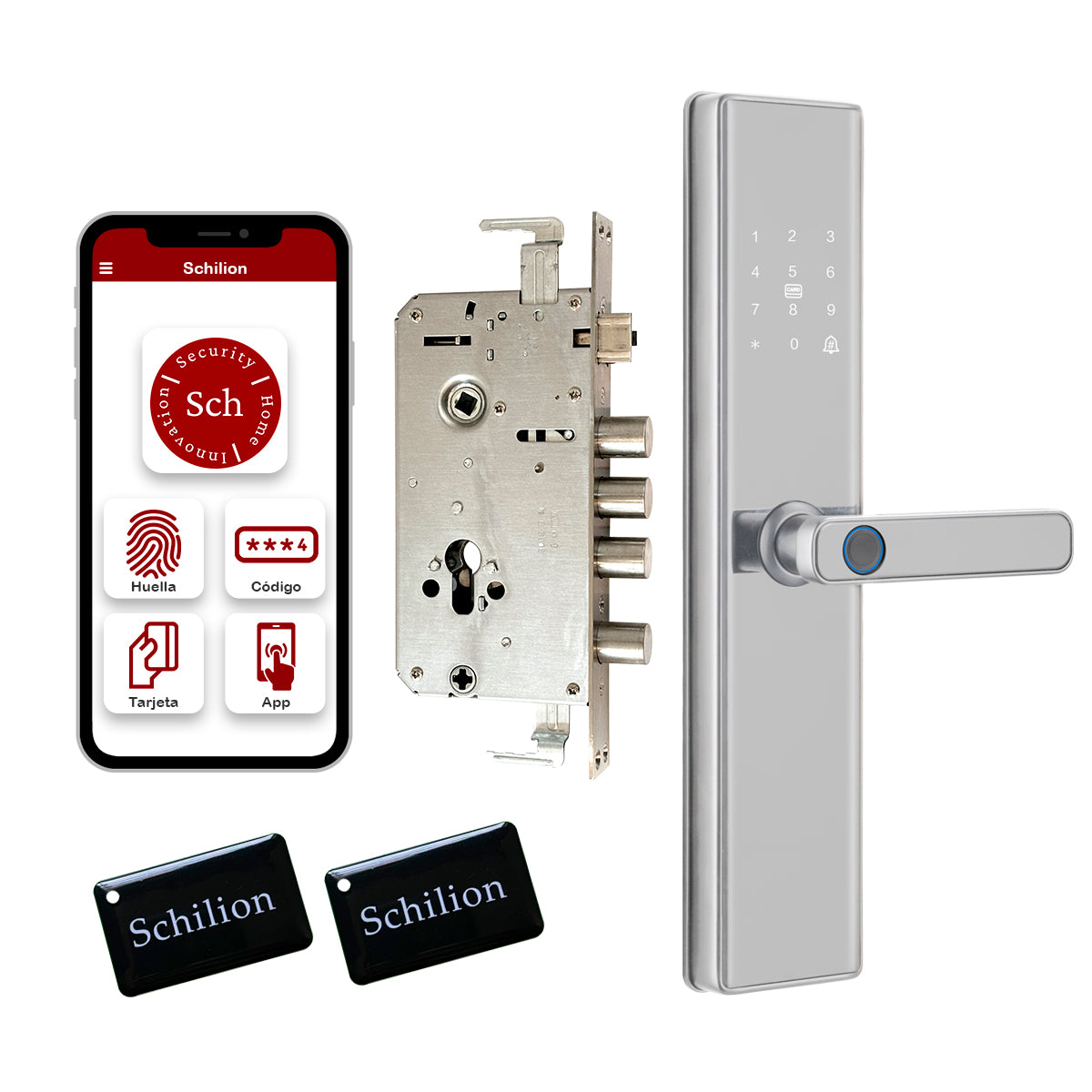 Puertas de Seguridad - Cerradura Electrónica Inteligente Alta Seguridad