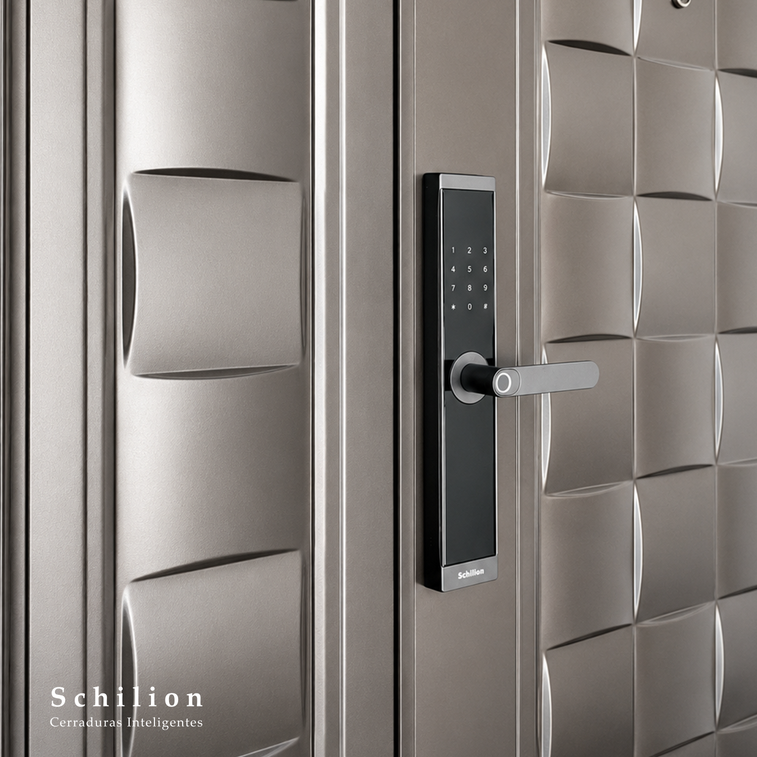 Puertas de Seguridad - Cerradura Electrónica Inteligente Alta Seguridad
