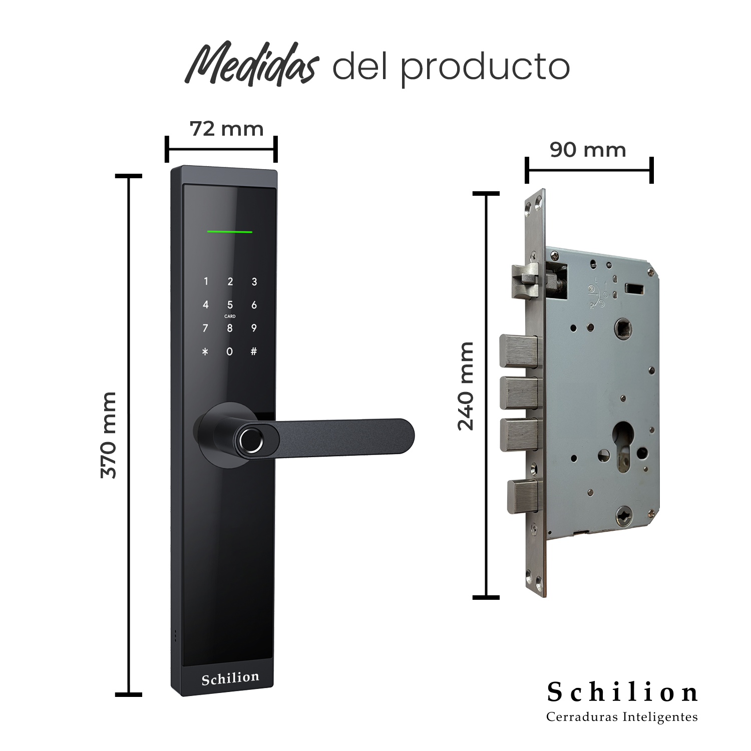 Cerradura Electrónica Inteligente Alta Seguridad Smart Lock