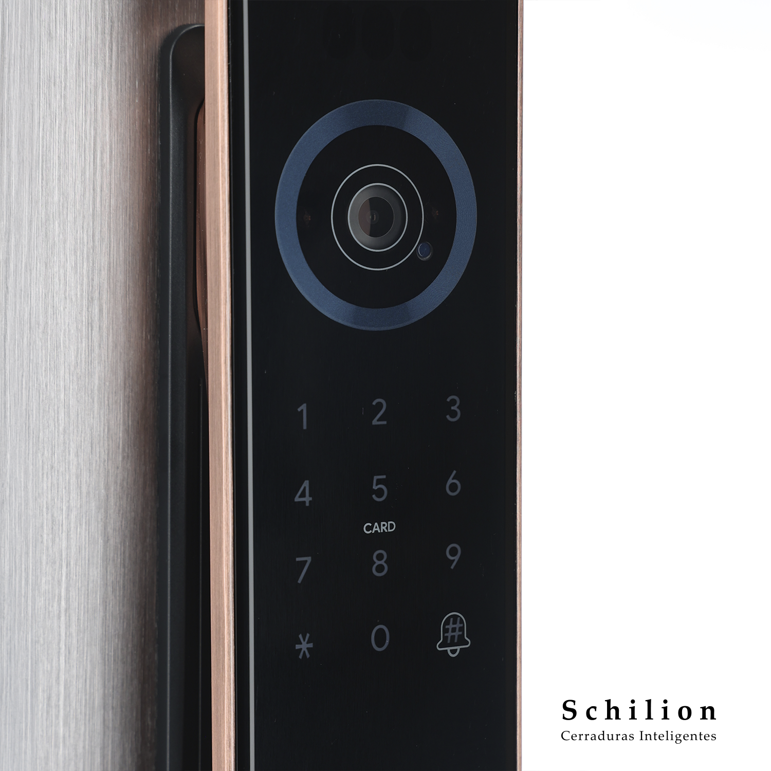 Cerradura Electrónica Inteligente Con Cámara y Timbre Smart Alta Seguridad Wifi