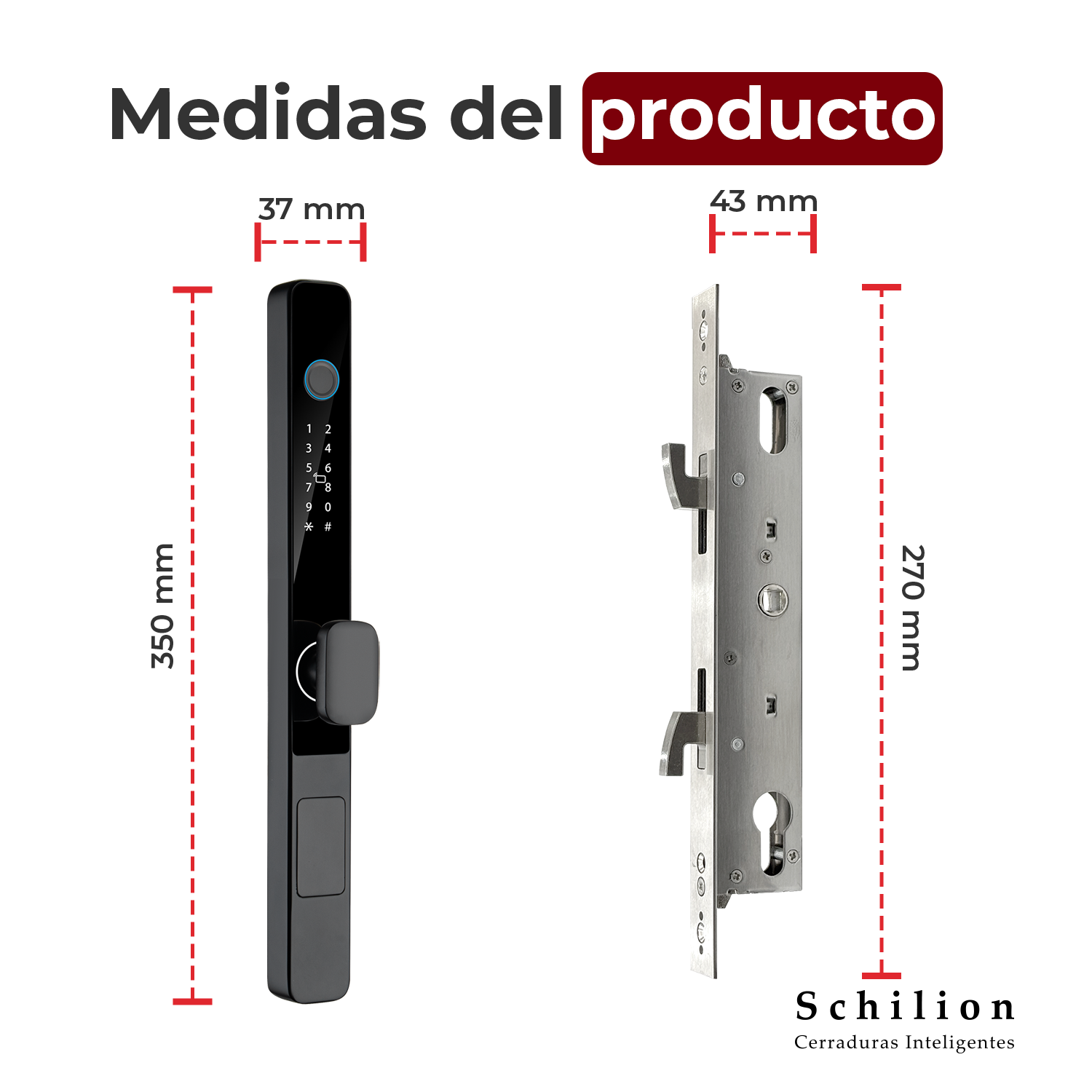 Cerradura Electrónica Smart Puerta Corrediza