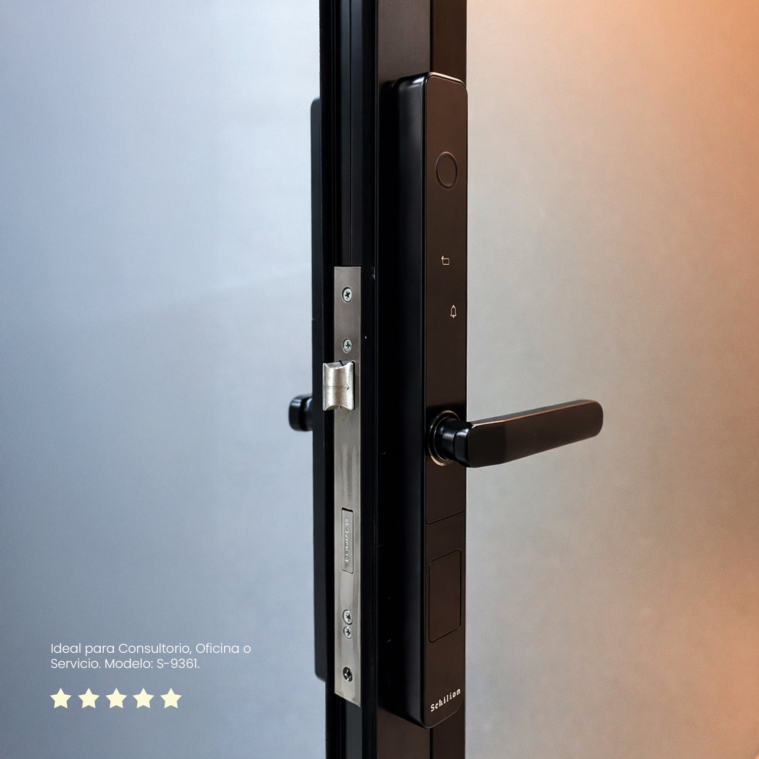 Cerradura Inteligente con Manija para Puertas Abatibles