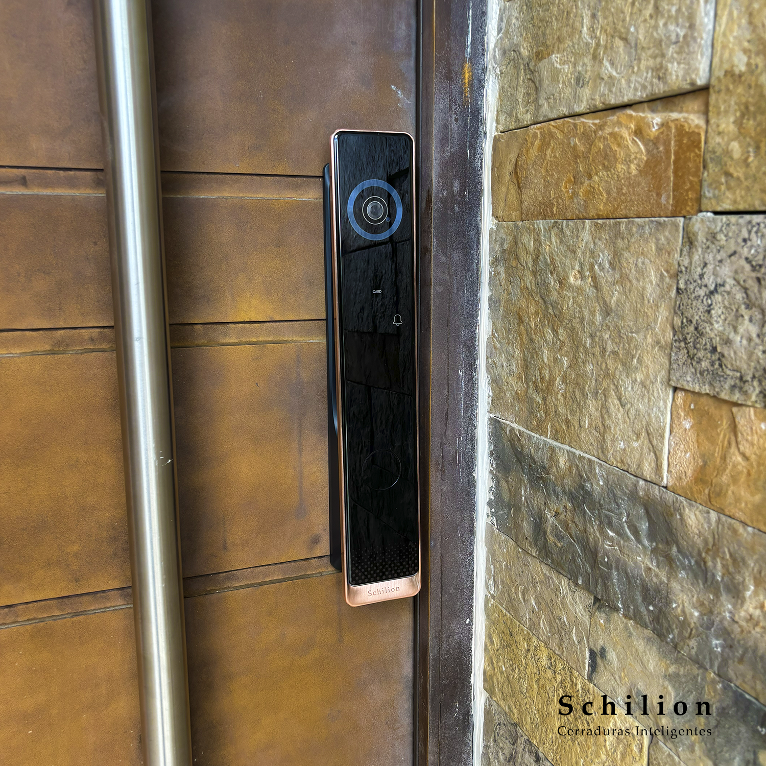 Cerradura Electrónica Inteligente Con Cámara y Timbre Smart Alta Seguridad Wifi