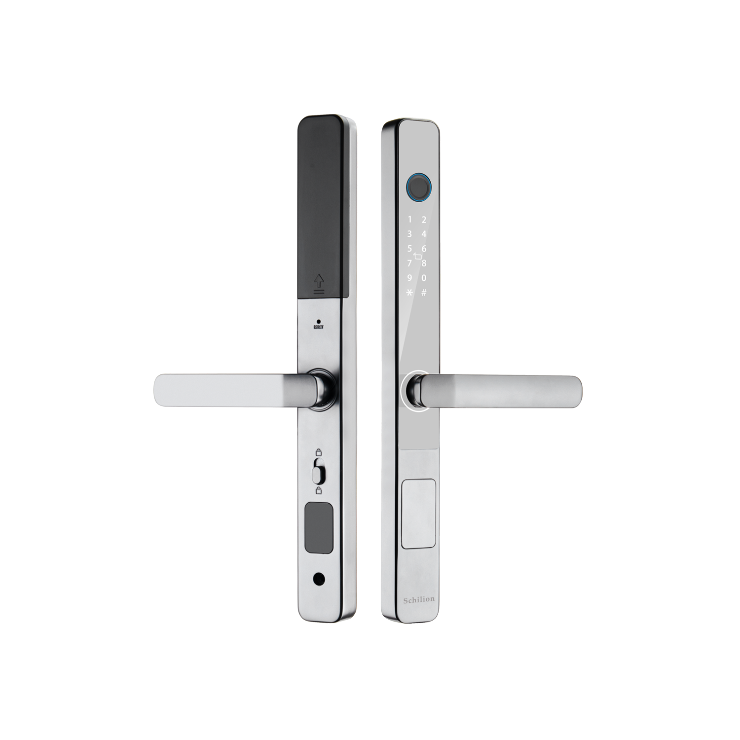 Cerradura Inteligente con Manija para Puertas Abatibles