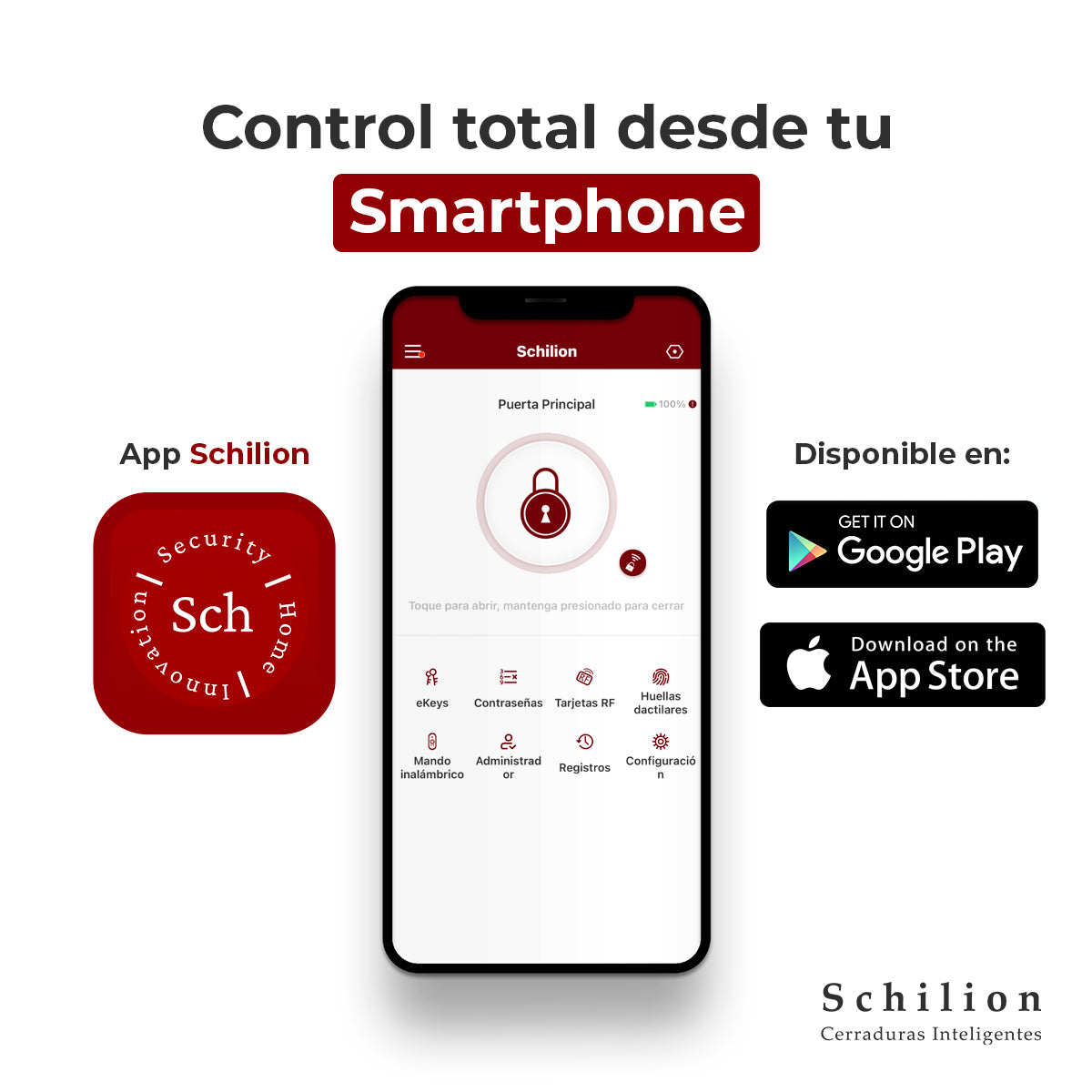 Cerradura Electrónica Inteligente Alta Seguridad Smart Lock