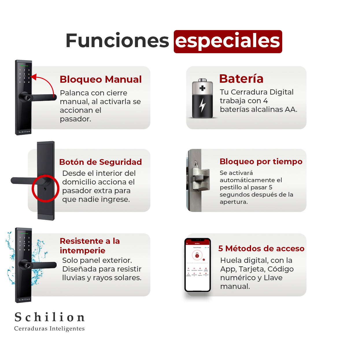 Cerradura Electrónica Inteligente Alta Seguridad Smart Lock