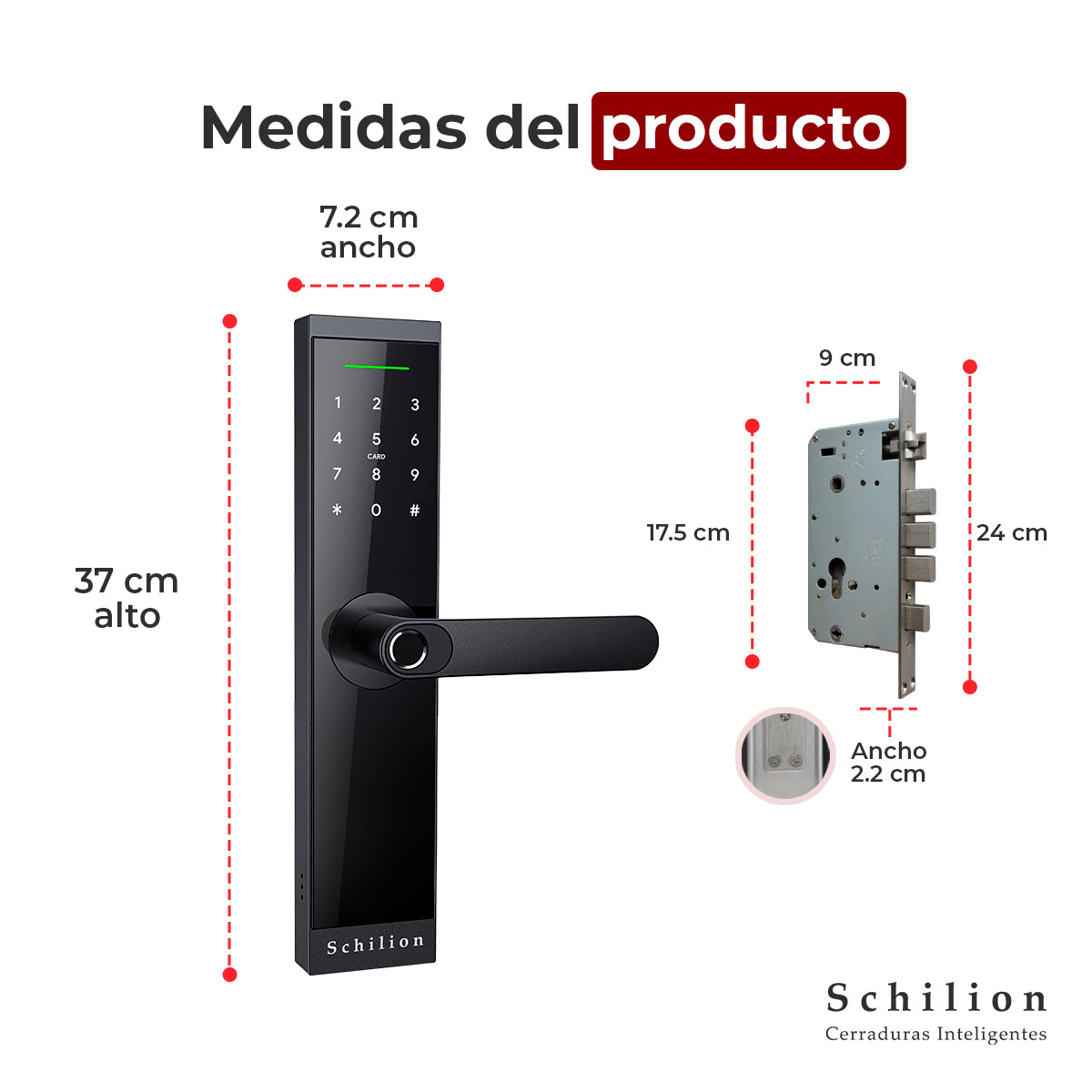 Cerradura Electrónica Inteligente Alta Seguridad Smart Lock